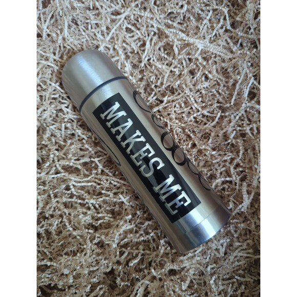 Funny Coffee Travel Mug Brand New Coffee Makes Me Poop - Picture 3 of 4